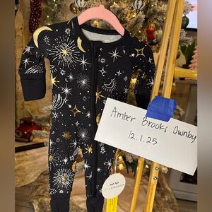 Little Sleepies Celebration Stars Newborn Zippy